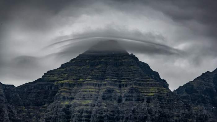 Strange clouds are mistaken as UFOs.