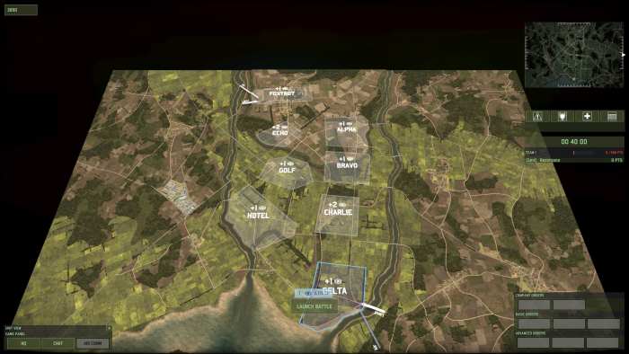 If you play Wargame: Red Dragon, you will recognize that Paddyfield 1v1 is just Paddyfield 3v1 but flipped on its side and with the command zones rearranged.