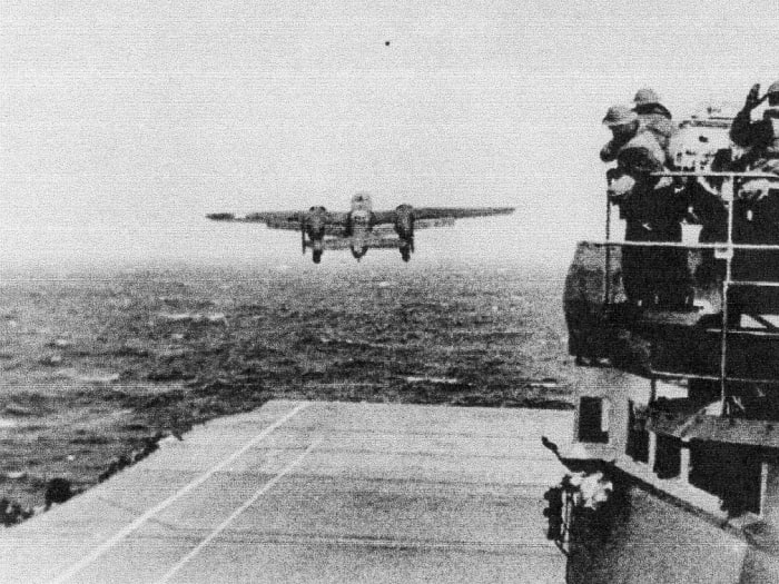 WWII drove the American industrial potential higher, and the U.S. provided much of the equipment of war required by the Allies thru 'Lend/Lease' -- huge debts later forgiven.