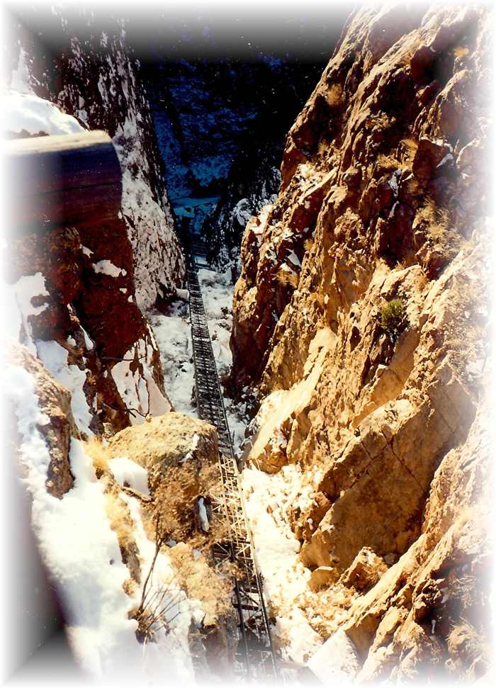 The incline railway at the Royal Gorge lets you have an up close look at the granite rocks.