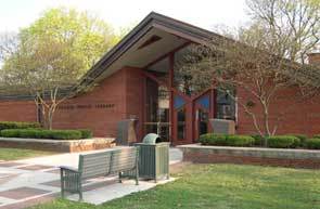 Lake Geneva Public Library (James Dresser, 1954) One of the city's most recognizable buildings, the prairie style building overlooks the lake from its downtown location in Library Park. The unique building has become a key stop for not only library p
