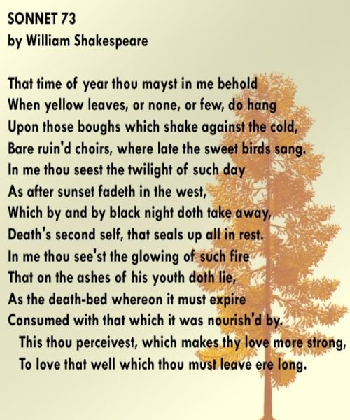 William Shakespeare's Sonnet 73 Analysis by Stanza - HubPages