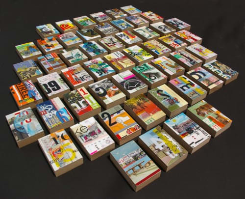 More examples of the creative art work that can be purchased from an "Art-O-Mat" machine for only five dollars.