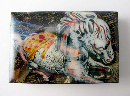 A painting by one of my favorite "Art-O-Mat" artists, Karina Riebel from McMinnville, Oregon.