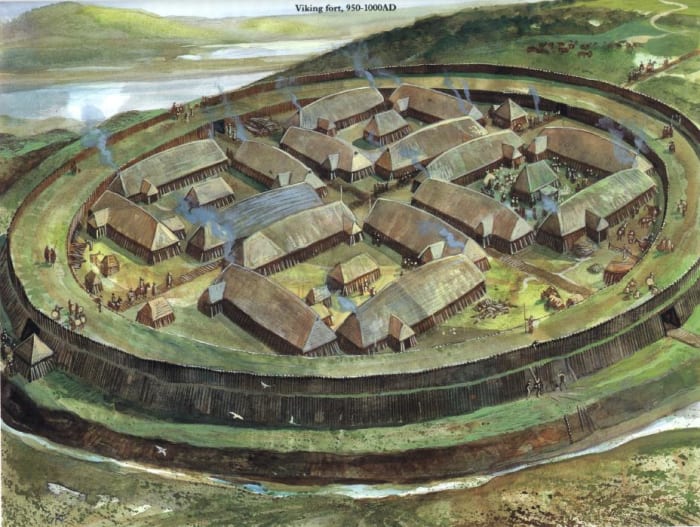 Discovered recently through new techniques was the Borgring (ring fortificaton) south of Copenagen on Sjaelland