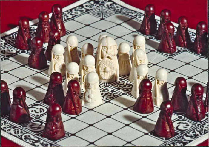 Hnefatafl board - I bought mine many years ago from the York Archaeological Trust shop by post before online shopping made things easier, and before the Jorvik Viking Centre was established on Coppergate.