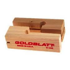 There are a few types of line blocks, but I have picked the wooden one because it is as good as any other and can be made very easily from a piece of timber with a saw.