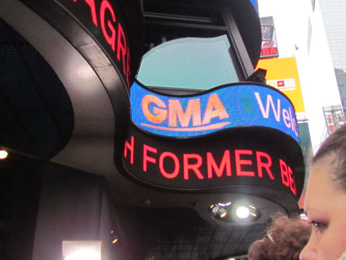 New York, is known worldwide for the popular theatre performances as well as numerous television shows are taped there such as GMA, Live with Kelly and Michael and Who Wants To Be A Millionaire.