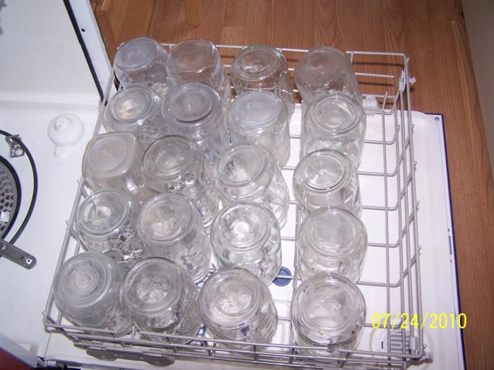 To make sure your jars are clean you can run them through a dsihwasher cycle. Many of our jars have been used multiple times.