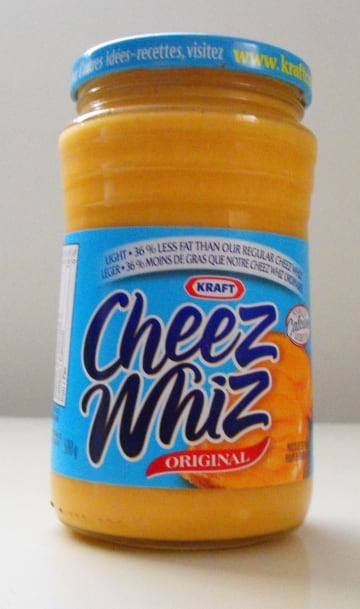 canned cheese whiz