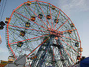 The Wonder Wheel, which still operates today in Deno's Kiddy Amusment Park, Originally was named Astro Park.