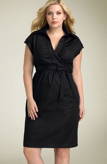 This is AWESOME for apple shapes! The waistline is a little bit higher and the fabric is close but not tight.