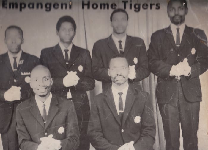 Empangeni Home Tigers in their 1974 Album Which was and still is a hit with the African People called "Ufakazi Yibheshu"(The Witness is the Bheshu)"