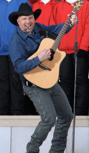 Garth Brooks singing the Don McLean song "American Pie" at the We Are One: The Obama Inaugural Celebration at the Lincoln Memorial concert.