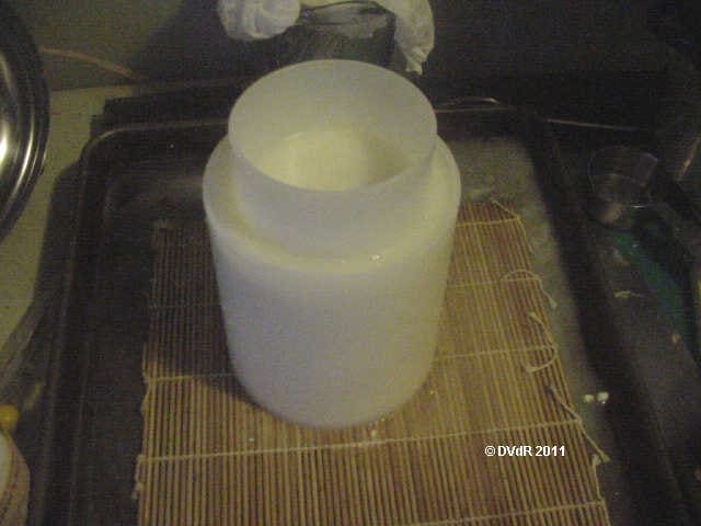 cover it with another mat and a board or saucer. Be sure to flip the mold over every 10 hours or so.
