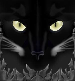 The black cat features in Russian Superstitions and old wives tales as it does in other countries throughout the world