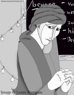 I love the stark quality of this artwork - it somehow conveys the shallowness of Quirrell.