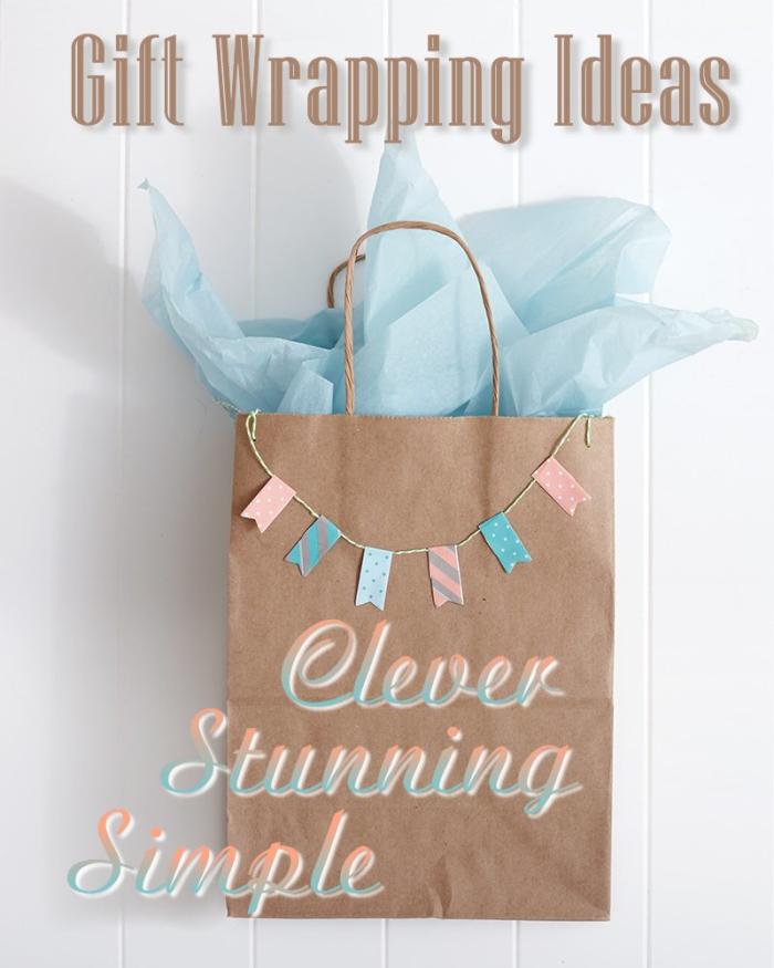 How to wrap a gift in a creative way.