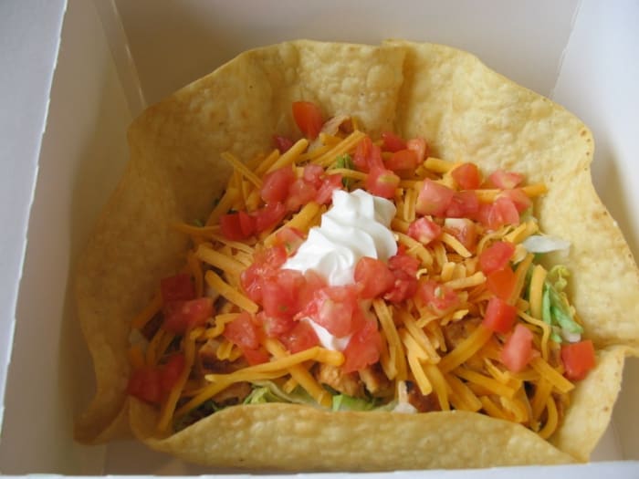 Thought you were doing a good thing getting a salad? Not usually true. Getting a salad at Taco Bell gets you 20 Points!