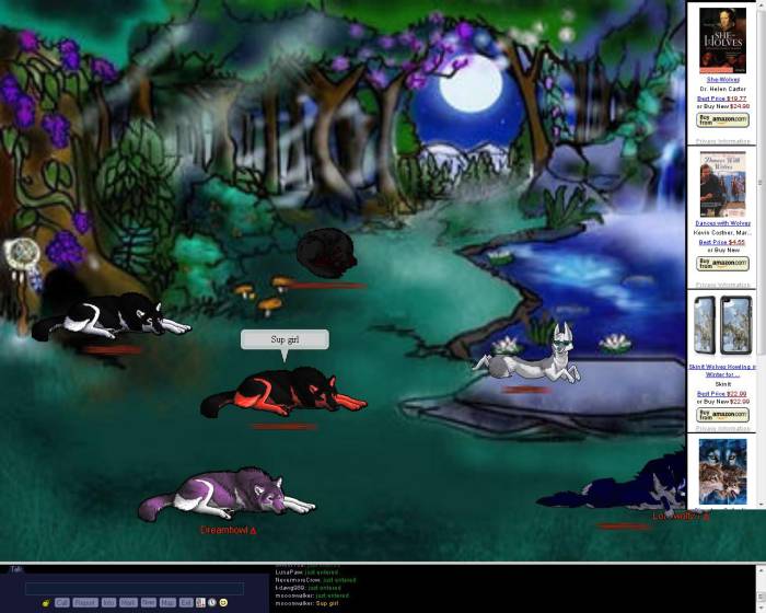 Wolfhome is a free-to-join, 2-D chat website that is free to join and use.