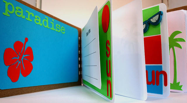 A fully assembled scrapbook album is such a fun finished project! Hopefully it didn't cost too much money!