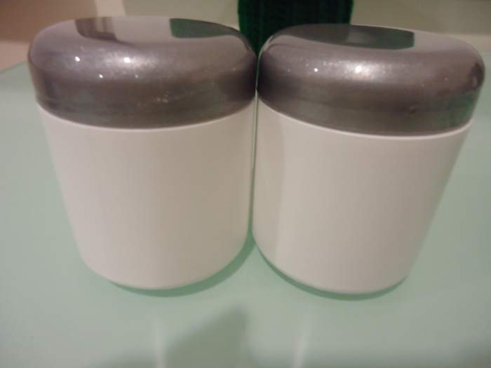 I used empty medicine bottles, but you can use empty cream bottles as well, depending on what you have lying around the house.