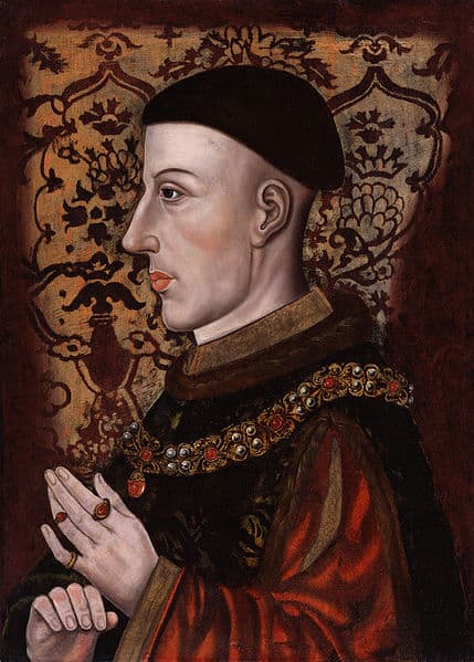 Henry V, King of England who tried to claim the French crown through his great grandfather Edward III.