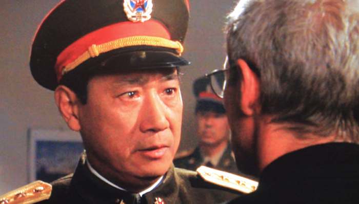 Chi Yu Li - an actor from Shanghai - plays General Hong, the father of Hong Ling. Here he confronts the supposed killer of his daughter in the police station