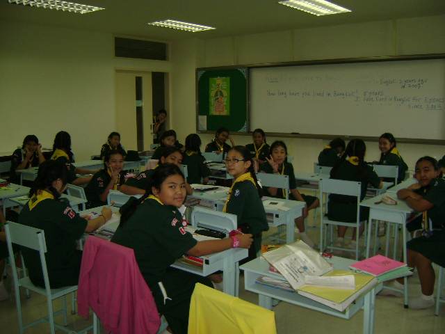 My sixth grade students at Saint Joseph Bangna School in Thailand. Picture taken in 2009.