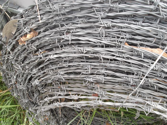 We decided against using barbed wire in our rammed earth walls, despite the potential strength benefits.