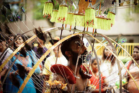 Thaipusam festival is probably the most colorful, dramatic and intense religious ceremony in the world