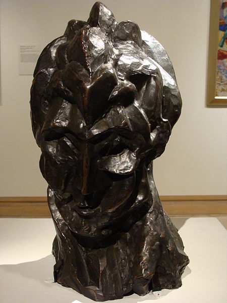 Pable Picasso created this Woman’s Head constructed sculpture in 1909. Rather than "taking away" as in traditional sculpture, Picasso "added to" the piece.