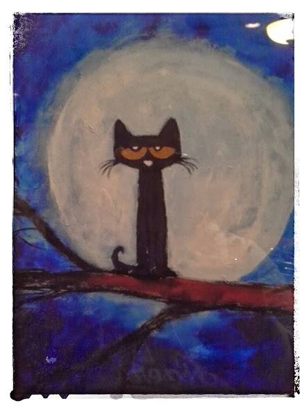 Luna is a print I purchased in September 2013. This is a photograph of the one hanging in my kitchen.