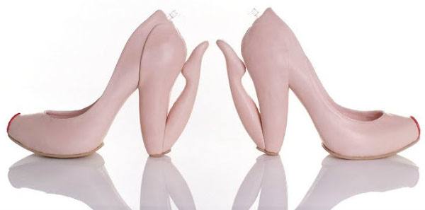 The fact that there isn’t even a head or face on the front end means this shoe probably deserves to be melted back down into its original plastic puddle, while one remaining pair is reserved especially for the b*tt plugging of the shoe designer.