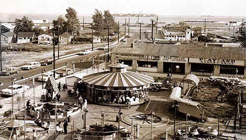 Thanks to Robert Moses, the entirety of amusements on Staten Island was reduced to this small family owned amusement park on Sand Lane. Complaints from nearby residents was too much for the owners who finally closed the park.