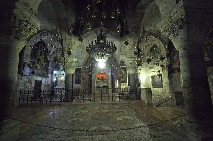 Church of Helena, place where Queen Helena mother of Emperor Constantine, found the fragments of the cross