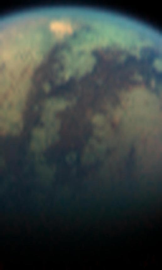 Notice the similar feature that shows up on many other planets, as well as Earth, in photographs of planetary poles.