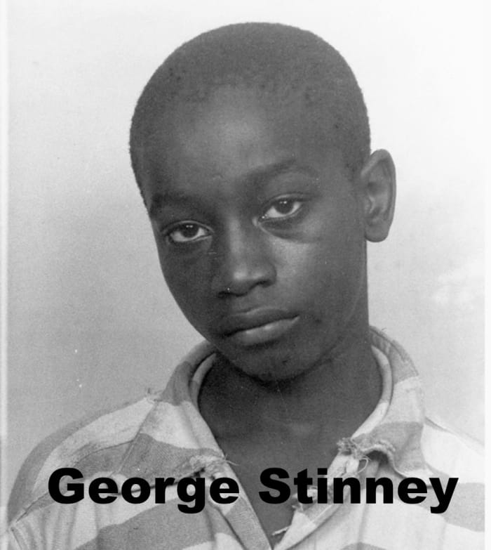 George Stinney was 14 years old when this mug shot was taken.