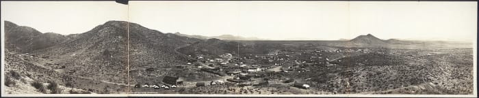 1909 panorama of Courtland, Arizona