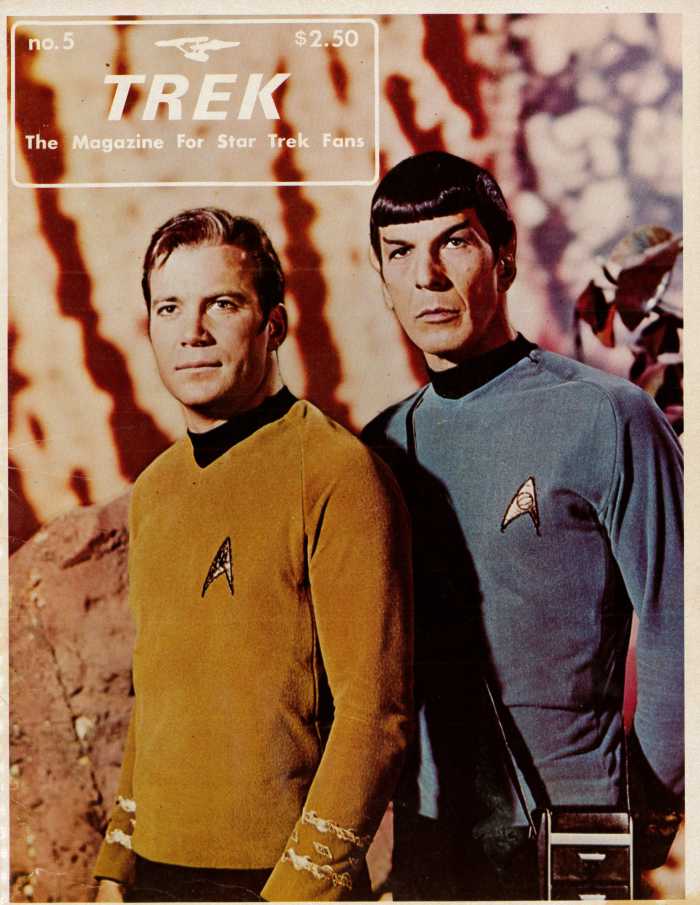 Trek, The Magazine for Star Trek Fans, number five was published July 1976. This wonderful magazine was published bi-monthly by G. B. Love and Walter Irwin at 2500 Pennington, Houston Texas.