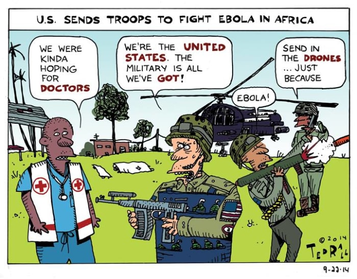 The US Department of Defense (DoD) is funding Ebola trials on humans, trials which started just weeks before the Ebola outbreak in Guinea and Sierra Leone. The reports continue and state that the DoD gave a contract worth $140 million dollars to Tekm