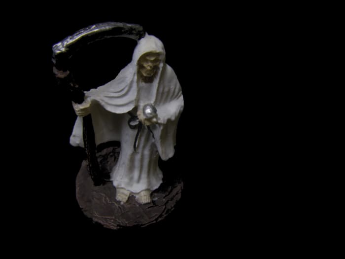 La Santisima is La Santisima no matter what color she wears. The white robed aspect is still her, and is, after all, her oldest aspect.