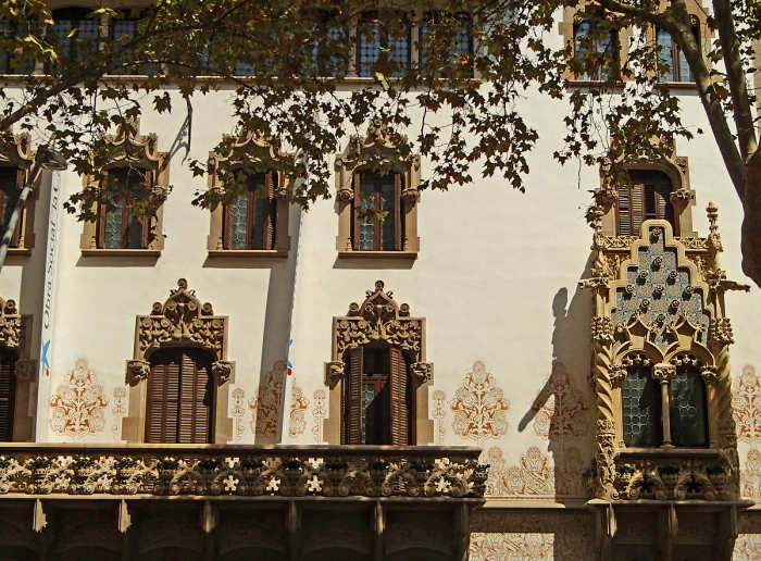 Palau Macaya building in Barcelona is a perfect example of combining Gothic and Modernist architectural design.