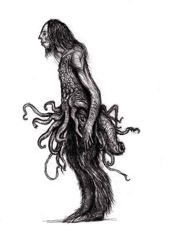 A drawing of Wilbur Whately.
