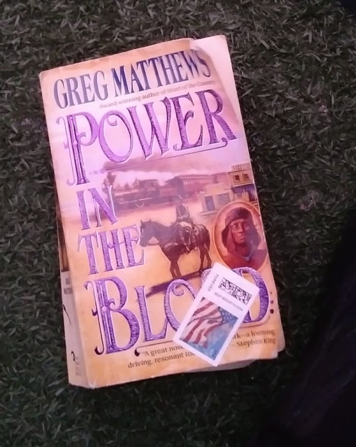 Power In The Blood gets Mel Carriere's stamp of approval for its author, Greg Matthews, but comes up postage due for the novel itself.