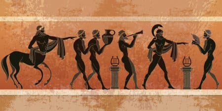 Many stories about the Greek Gods, as well as epic stories such as Homer's The Odyssey, depicted characters exhibiting those values that were so important to the Greeks.