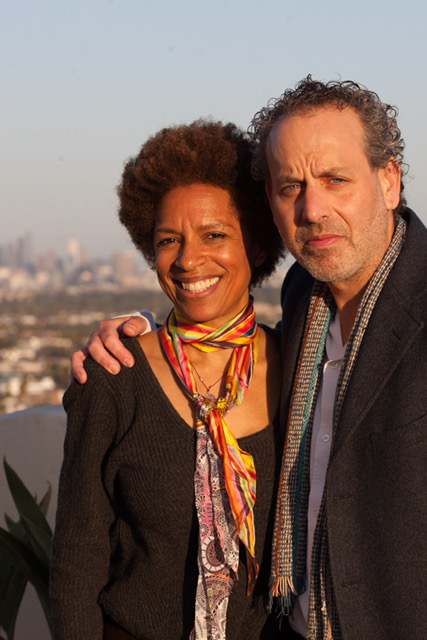 Jordan with his wife Elizabeth at the book party for the audio release of Gene Wilder’s novel “Even Dogs Learn How to Swim,” which Jordan directed.