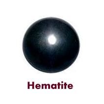 Hematite gemstone (Haematite) is associated with the base, solar plexus and Heart Chakra and hence is a good stone for those looking for stability and security in life.