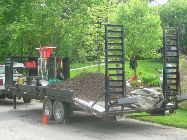 Hinsdale is a haven for landscaping companies as one finds landscaping equipment along streets all spring, summer, and fall