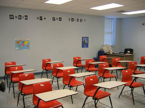 This is the regular look of an Old classroom. Maybe these are slowly disappearing in the digital/Internet Age